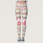 Leggings/Native American Aztec Pattern Leggings (Voorkant)