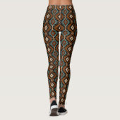 Leggings Native American Pattern Indian Culture Boho Style (Dos)
