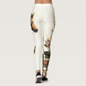 Leggings Nature Botanique Cheval Floral Jumping (Dos)