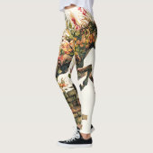 Leggings Nature Botanique Cheval Floral Jumping (Gauche)