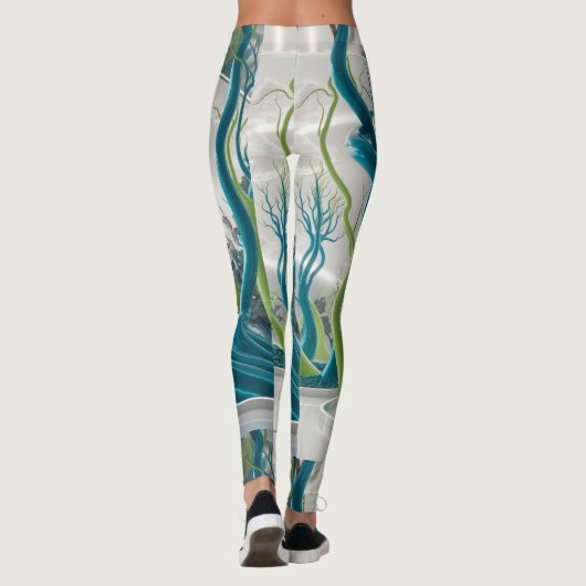 Leggings Nature d'impression 3D (Dos)