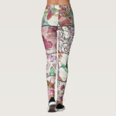 Leggings Nature Patchwork : Chic Arrière - plan sans coutur (Dos)
