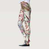 Leggings Nature Patchwork : Chic Arrière - plan sans coutur (Gauche)