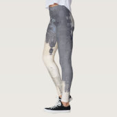 Leggings Nature robuste / Design en crème bleue (Gauche)