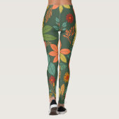 Leggings naturels dynamiques - Impression numériqu (Dos)