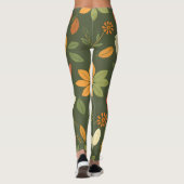 Leggings naturels dynamiques - Impression numériqu (Dos)