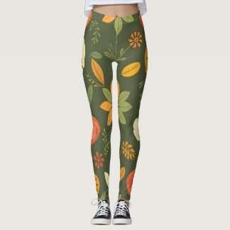 Leggings naturels dynamiques - Impression numériqu
