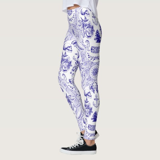 Leggings NautiCrâne (Gauche)