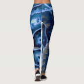 Leggings nautilus bleu électrique (Dos)