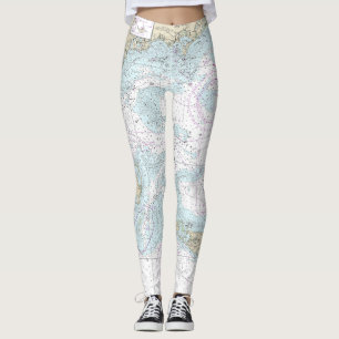 Leggings Nautique du son et des approches de nantucket 1323