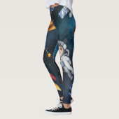 Leggings Navette spatiale Nuit Étoiles Planète (Gauche)