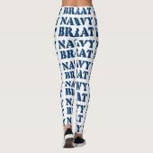LEGGINGS NAVY BRAT (Dos)