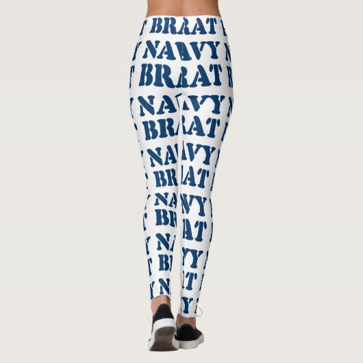 LEGGINGS NAVY BRAT (Dos)