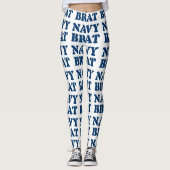 LEGGINGS NAVY BRAT (Devant)