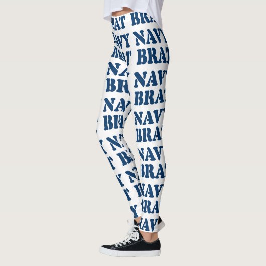 LEGGINGS NAVY BRAT (Gauche)