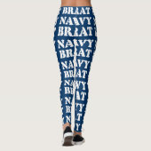 LEGGINGS NAVY BRAT (Dos)