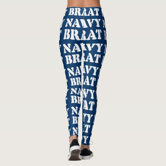 LEGGINGS NAVY BRAT (Dos)