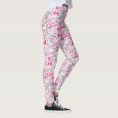 Leggings Né à Dance Pink/Black ID277 (Droite)