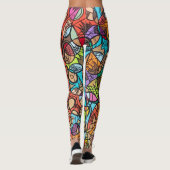 Leggings Ne mettez pas tous vos oeufs dans le même panier (Dos)