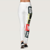 Leggings Ne pas souhaiter que ça marche pour elle Motivatio (Dos)