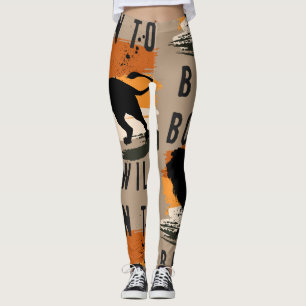 Leggings Né pour être animal Lion sauvage