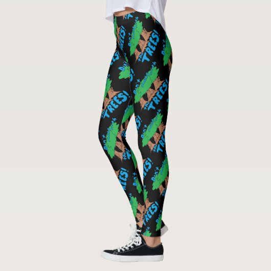 Leggings Ne vous mêlez pas des arbres ! (Gauche)