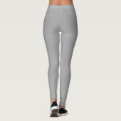 Leggings Nebraska Red Letters Grey (Dos)