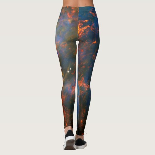 Leggings Nebula du crabe (Dos)