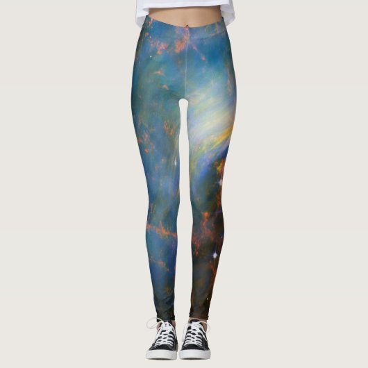 Leggings Nebula du crabe (Devant)