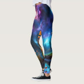 Leggings Nebula et les champignons Aliens bioluminescents (Gauche)