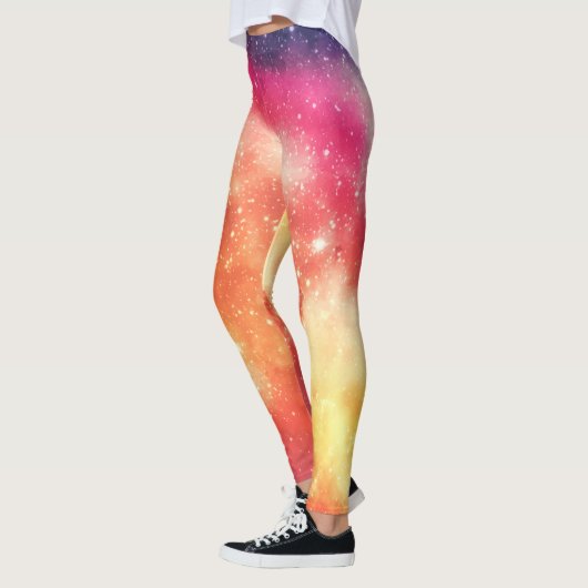 Leggings Nébuleuse Cosmique Radieuse (Gauche)