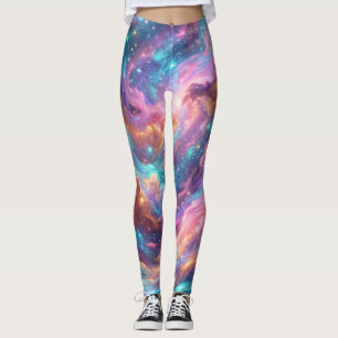 Leggings Nébuleuse de galaxie spirale vibrante