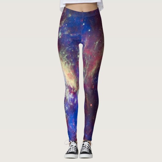Leggings Nébuleuse de tarentule (Devant)