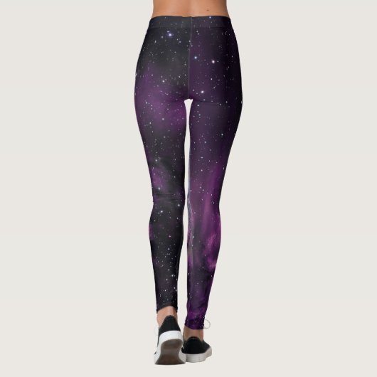 Leggings Nébuleuse flamboyante d'étoile (Dos)