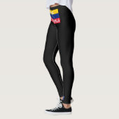 Leggings negro de la bandera de Venezuela. (Gauche)