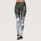 Leggings Neige d'hiver dans le parc (Dos)
