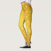 Leggings Neige dorée (Gauche)