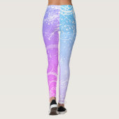 Leggings neige torride de Noël (Dos)