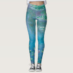 Leggings Nénuphar de Claude Monet Fine Art Painting<br><div class="desc">Magnifique chef-d'oeuvre de Claude Monet - Water Lilies de son jardin à Giverny,  France. Une des peintures d'art les plus célèbres de l'histoire de l'art et un bel exemple d'impressionnisme. Il s'agit d'une oeuvre d'art merveilleuse et d'un grand cadeau pour les amateurs d'art.</div>