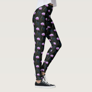 Leggings Nénuphar de Lotus pourpre