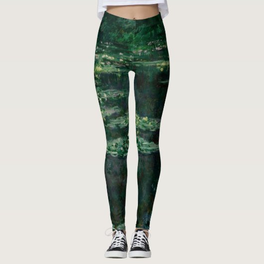Leggings Nénuphar (par Claude Monet) (Devant)