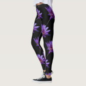 Leggings Nénuphar pourpre Lotus (Gauche)