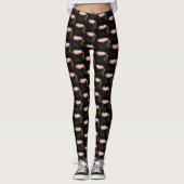 Leggings Nénuphar rose Lotus (Devant)