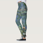 Leggings Nénuphars de Claude Monet, Fleurs Vintages<br><div class="desc">Nénuphar (1916) par Claude Monet. Water Lilies est un impressionisme vintage de peinture florale d'art. Jardin fleuri de la saison de printemps de Monet à Giverny, France. Ce paysage est l'une des nombreuses variations de peintures de nénuphars que Monet peint par son étang. À propos de l'artiste : Claude Monet...</div>