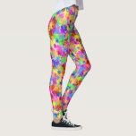 Leggings Néon à la mode d'éclaboussure de peinture<br><div class="desc">Ces guêtres fraîches de peinture d'éclaboussure sont faites dans un arc-en-ciel lumineux et vibrant de couleur. Des jaunes, des verts et des roses au néon à rouge, à bleu et à orange, ces guêtres ont une éclaboussure painterly d'éclat gai. Elles sont parfaites pour des artistes, des hippies, des bohémiens et...</div>