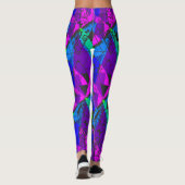 Leggings Neon abstrait. (Dos)