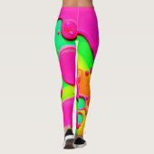 Leggings Neon Abstrait Liquid Dreams (Dos)