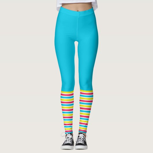 Leggings Neon Aerobics Leg Warmer (Devant)
