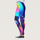 Leggings Neon Bubble Universe (Gauche)