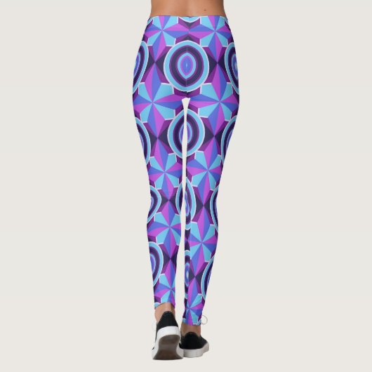 Leggings Neon Cyberpunk Mesh (Dos)